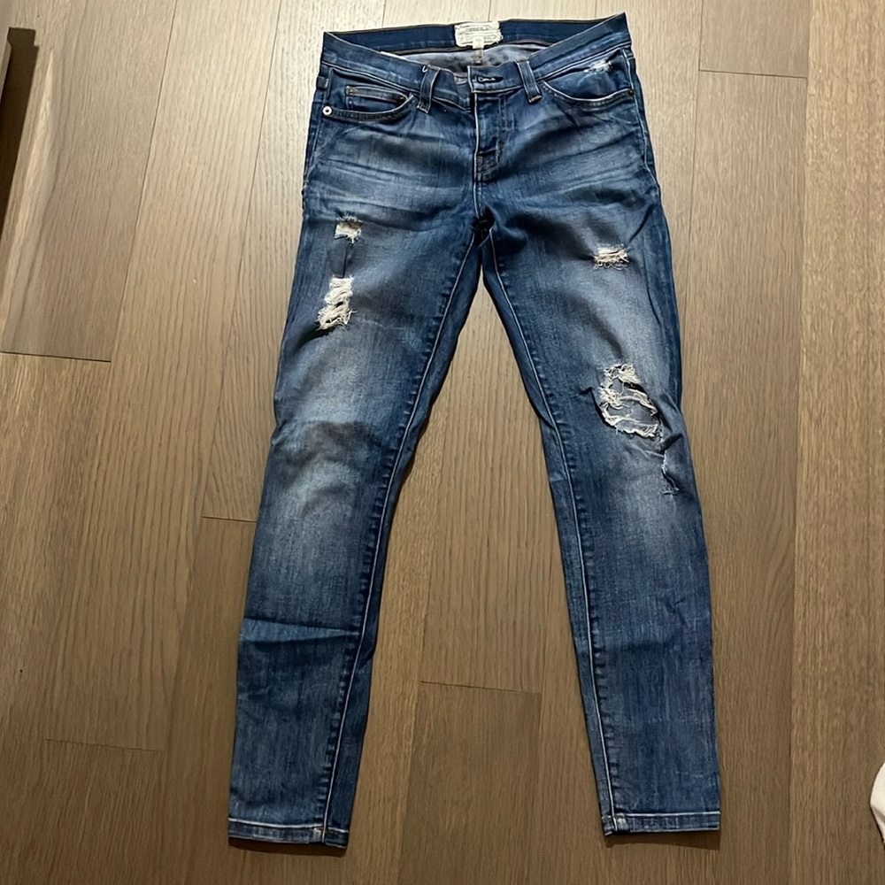 Current/Elliot Le Stilleto Skinny Jeans Medium Wash. Size 26